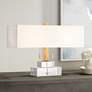 Chiara 14 1/2" High Clear Optic Crystal Accent Table Lamp