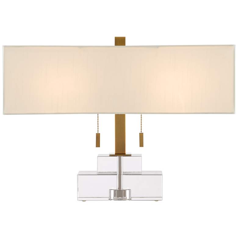 Image 6 Chiara 14 1/2" High Clear Optic Crystal Accent Table Lamp more views