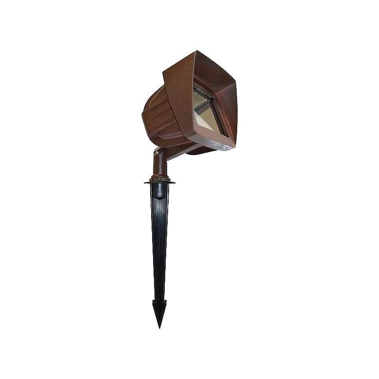 Image 1 Chiba 4" High Bronze Landscape Flood Light