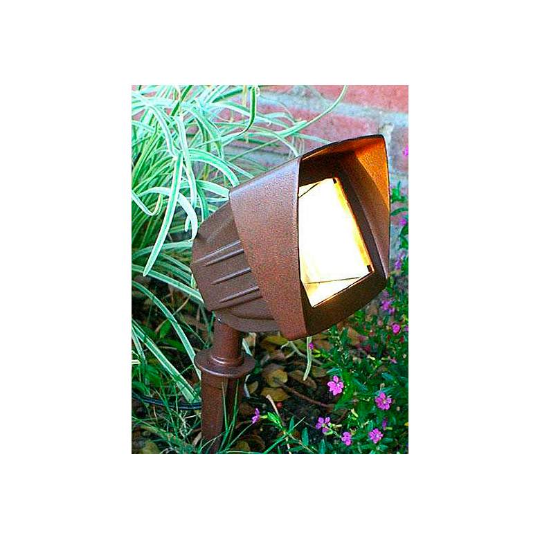 Image 3 Chiba 4" High Bronze Landscape Flood Light more views