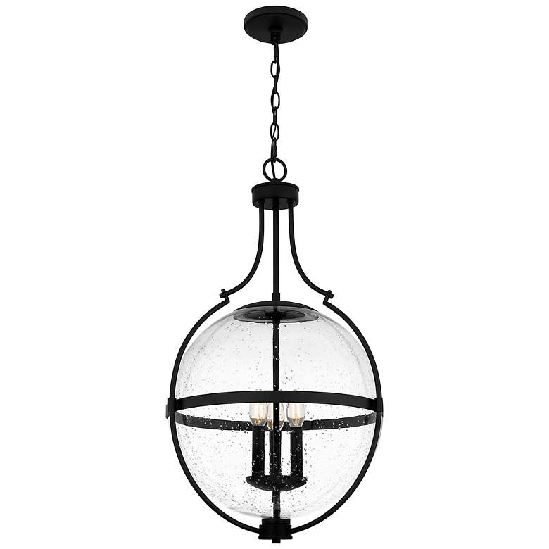 Image 1 Chicago 3-Light Matte Black Pendant Light