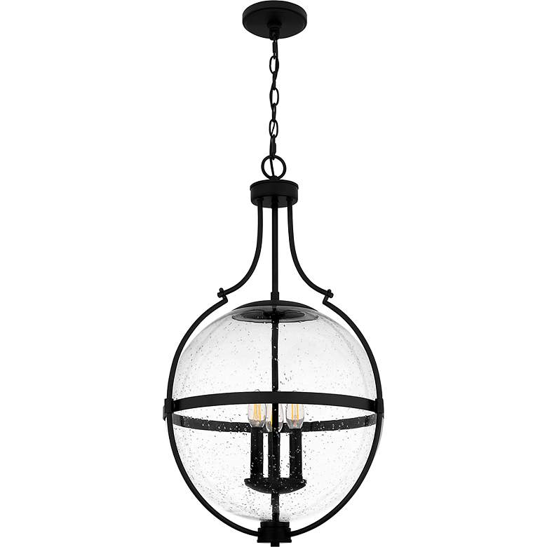 Image 2 Chicago 3-Light Matte Black Pendant Light more views