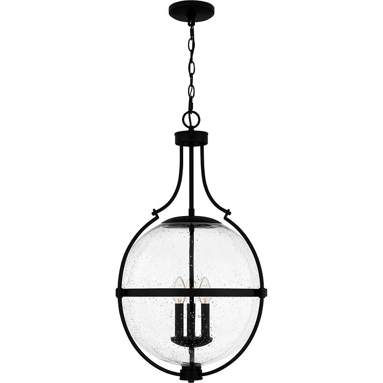 Image 3 Chicago 3-Light Matte Black Pendant Light more views