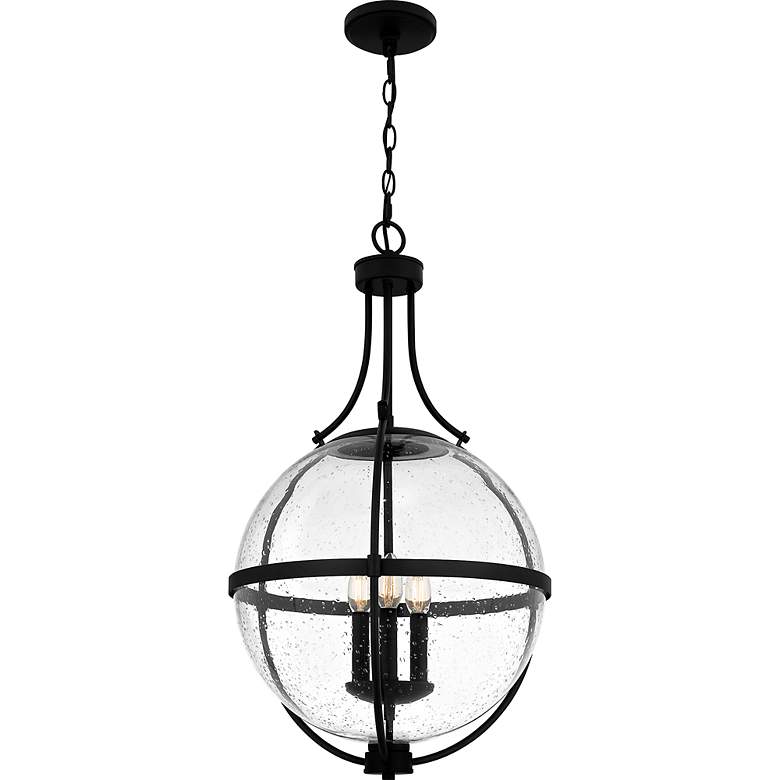 Image 4 Chicago 3-Light Matte Black Pendant Light more views