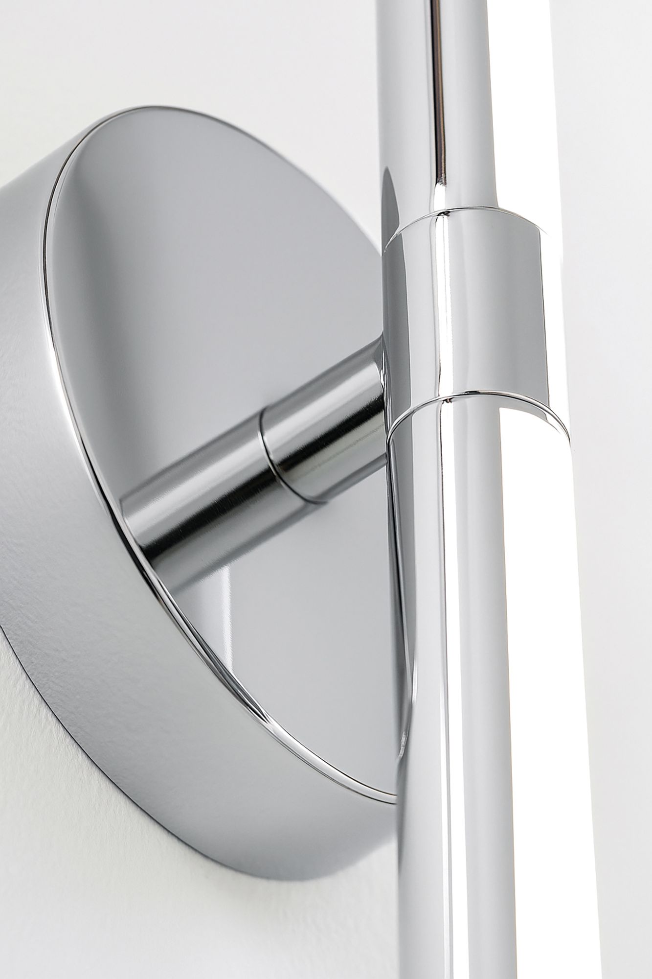 Image 4 Chicago 32"W Polished Chrome 40W LED Vanity Light w/ White Acrylic Shade more views