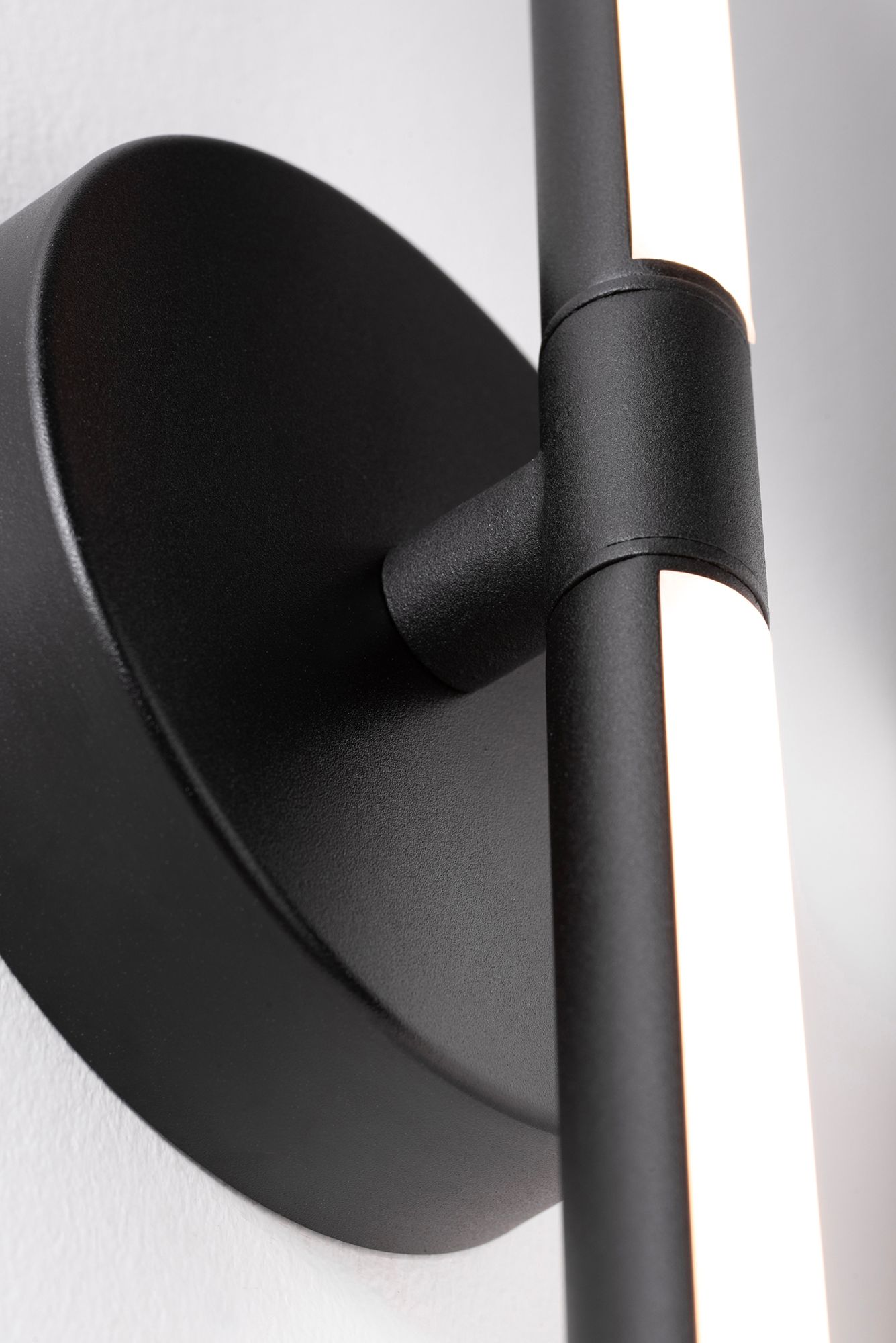 Image 4 Chicago 32" Wide Black 40W LED Vanity Light with White Acrylic Shade more views