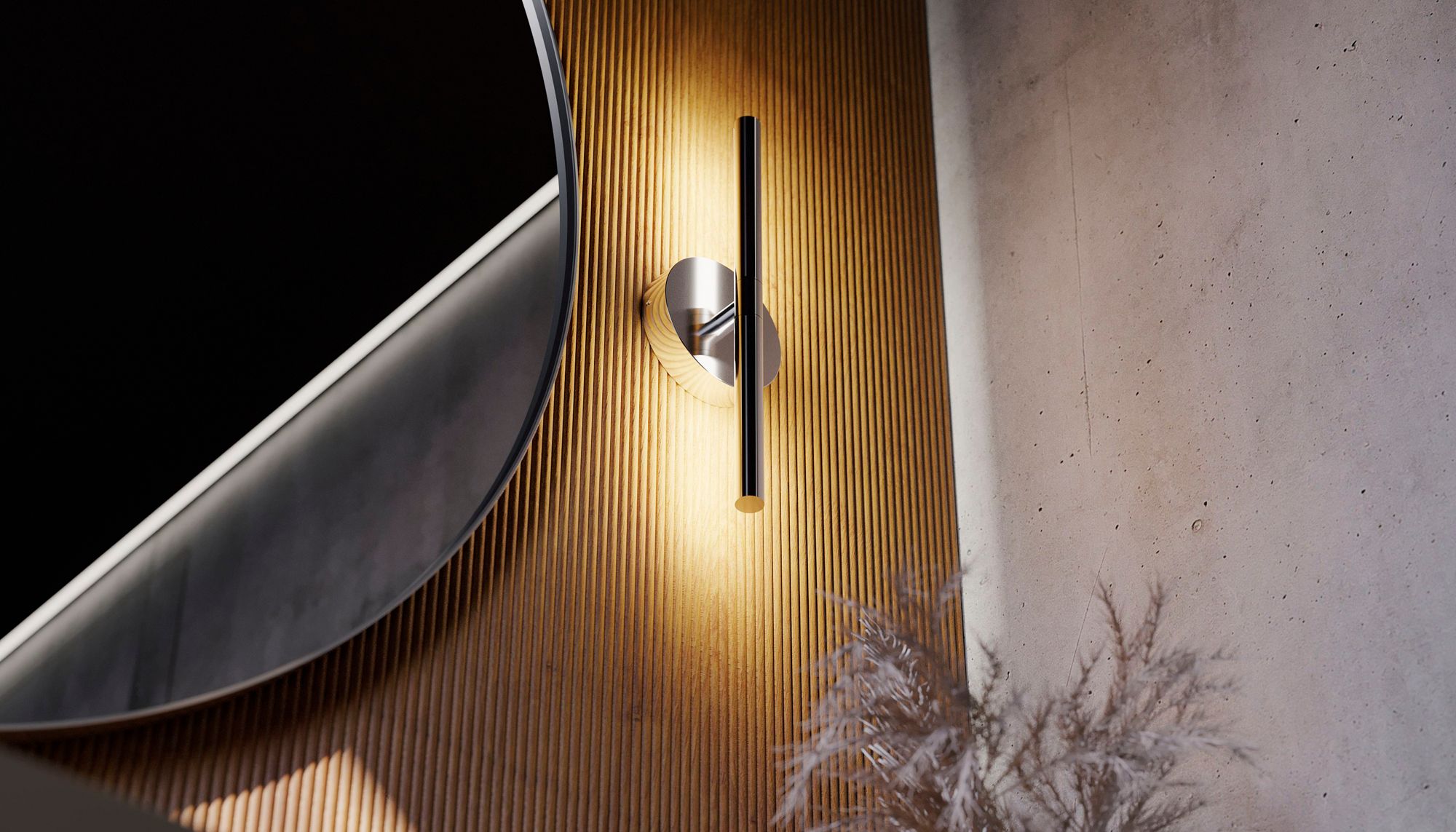 Image 2 Chicago 7"W Polished Chrome 20W LED Vanity Light w/ White Acrylic Shade more views