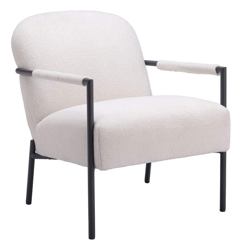 Image 1 Chicago Accent Chair Ivory