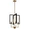 Chicago PM 4 Light Old Satin Brass Pendant