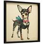 4_Chihuahua 25" High Dimensional Collage Framed Wall Art more views