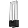 Chill 18"H x 6"W 2-Light Wall Sconce in Black