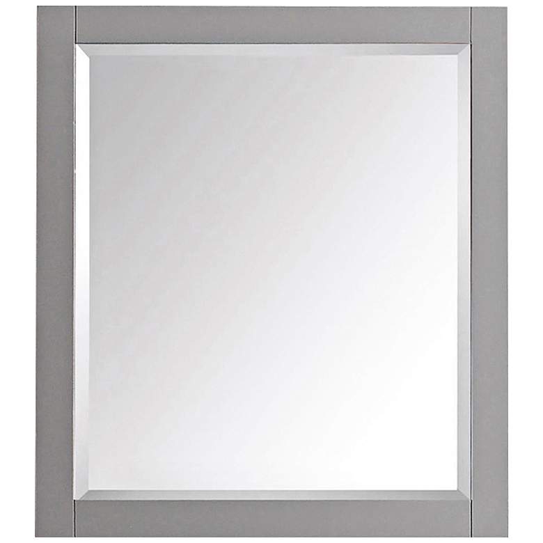 Image 2 Chilled Gray 28" x 32" Decorative Vanity Wall Mirror