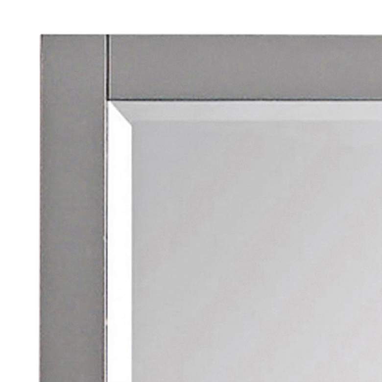 Image 3 Chilled Gray 28" x 32" Decorative Vanity Wall Mirror more views