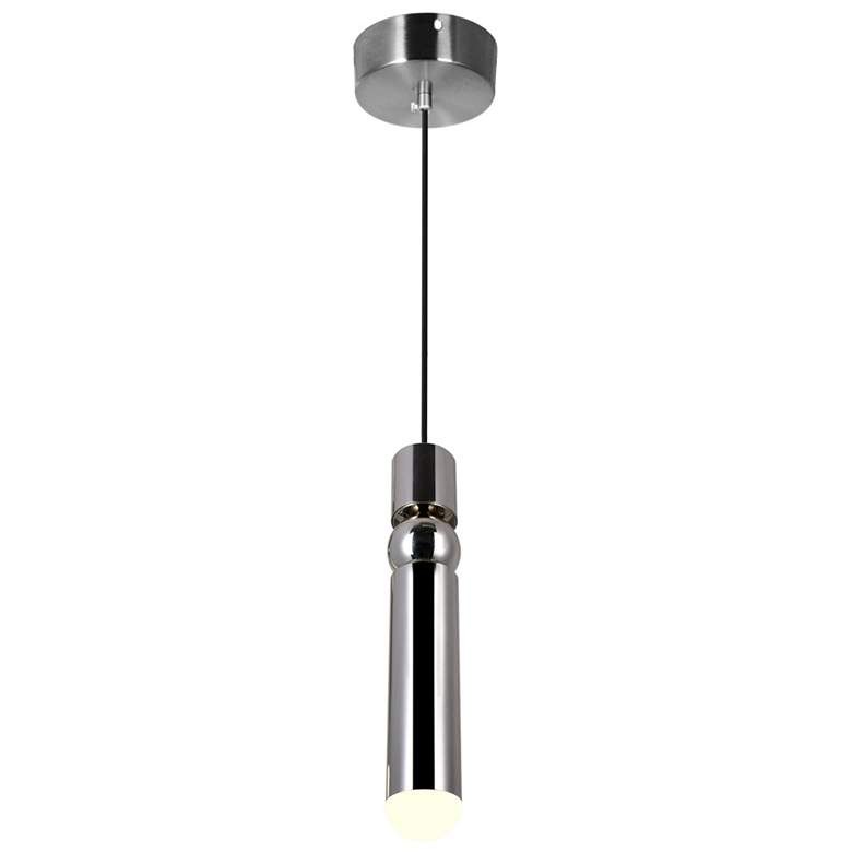 Image 1 Chime LED Mini Pendant With Polished Nickel Finish