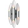 2_Chimes 18" High Polished Chrome Triple Wall Sconce