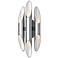 Chimes 18" High Polished Chrome Triple Wall Sconce