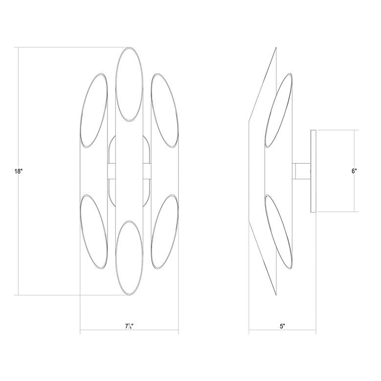 Image 2 Chimes 18" High Satin Brass Triple Wall Sconce more views