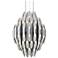 Chimes 24.25" Wide 3 Tier Polished Chrome Pendant