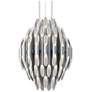 Chimes 24.25" Wide 3 Tier Polished Chrome Pendant