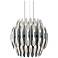 Chimes 24.5" Wide 2 Tier Polished Chrome Pendant