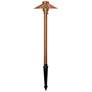 2_China Hat 16 1/2"H Natural Copper LED Landscape Area Light