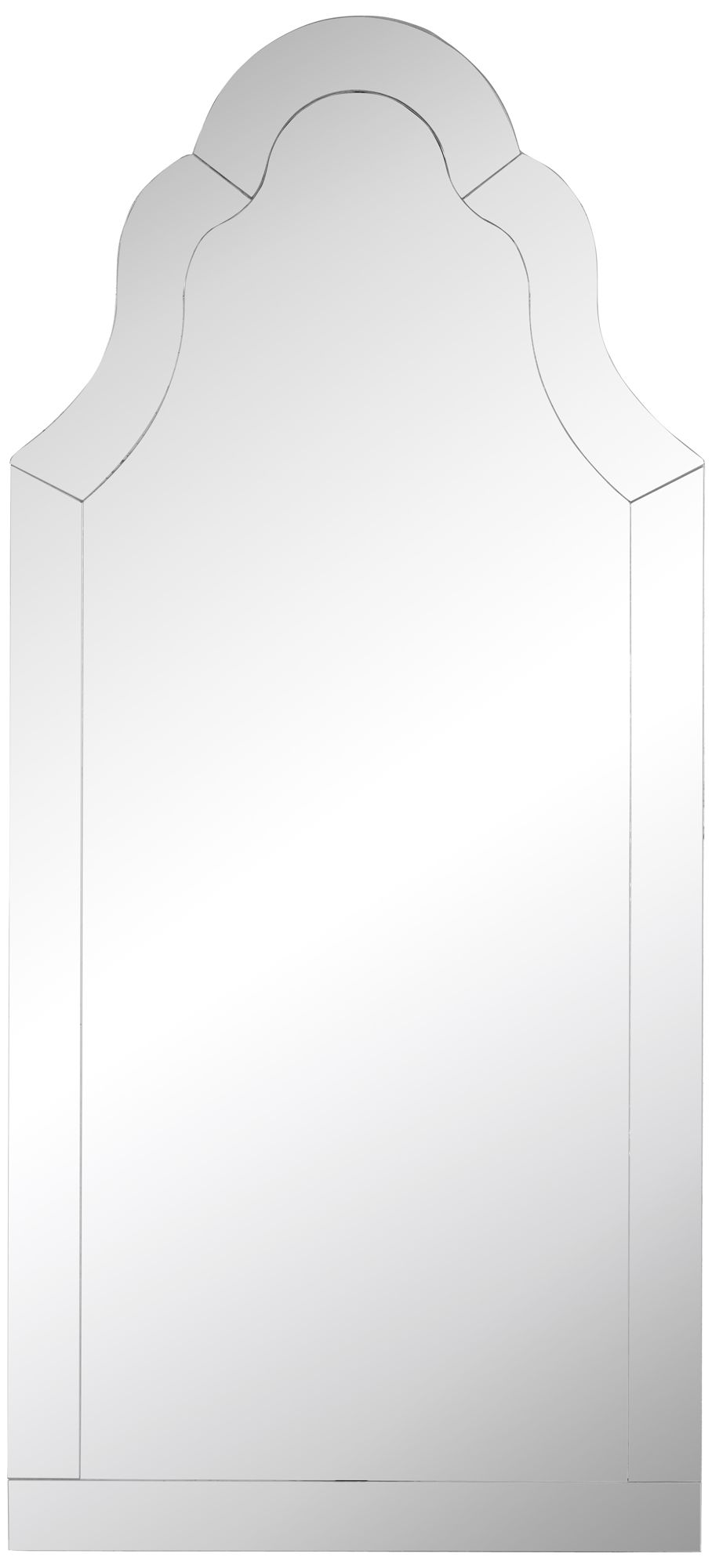 Chindwin 20" x 44" Frameless Arched Wall Mirror