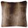 Chinny Chin 18" Faux Fur Square Pillow