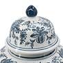 6_Chinoiserie 23 1/4" High Blue and White Ginger Jar with Lid more views