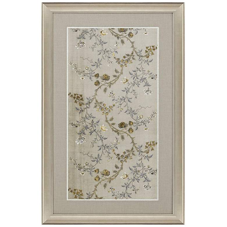 Image 1 Chinoiserie Floral I 38"W x 61"H Traditional Framed Art