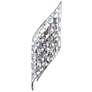 2_Chique 22" High Chrome and Crystal Wall Sconce more views