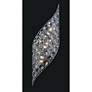 3_Chique 22" High Chrome and Crystal Wall Sconce more views