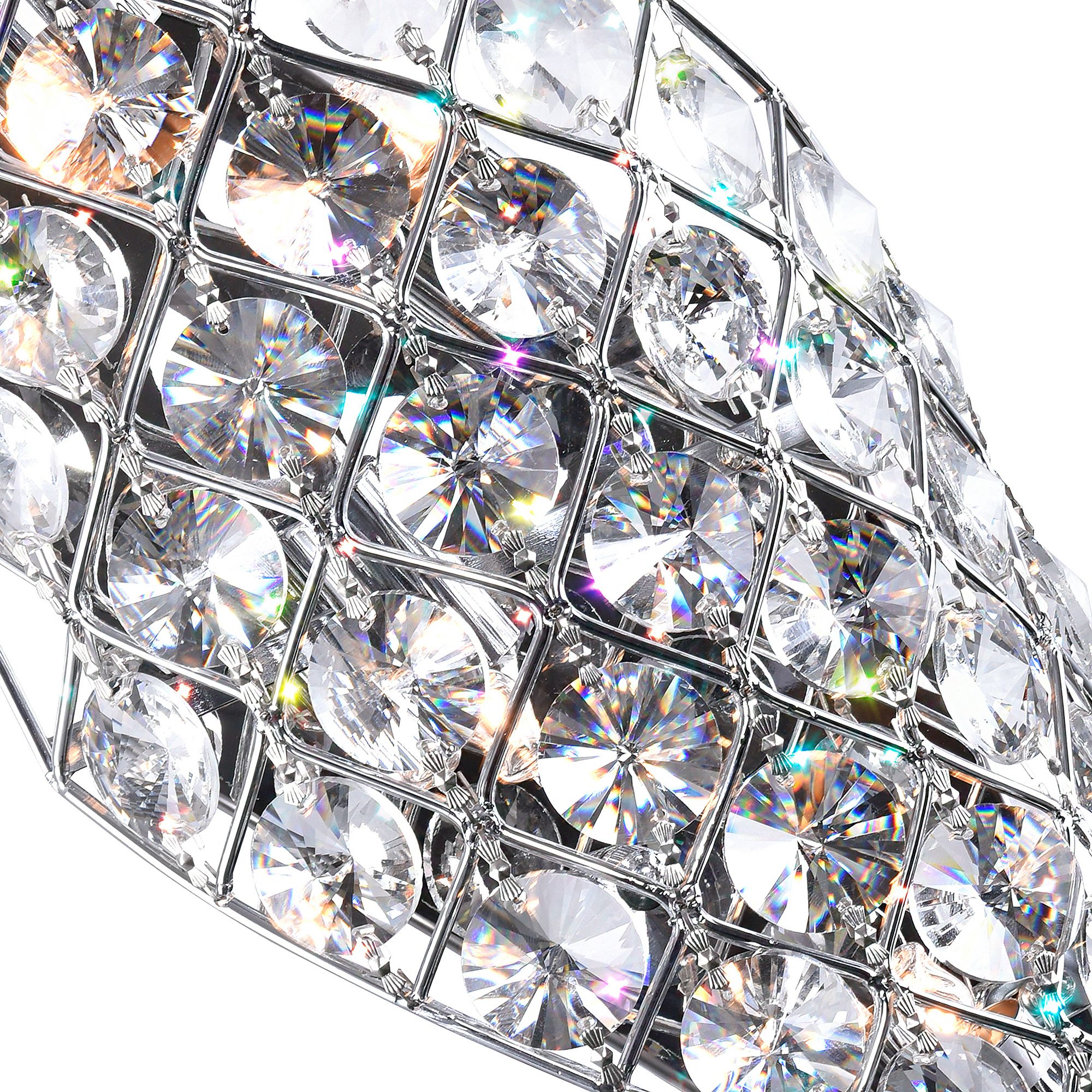 Image 4 Chique 4 Light Chrome Wall Light more views