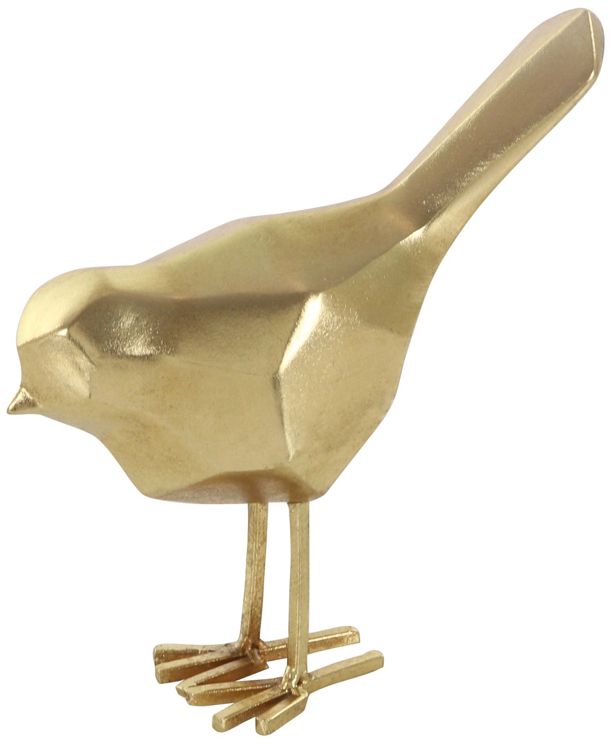 Image 5 Chirpers Shiny Gold 2-Piece Decorative Bird Figurines Set more views