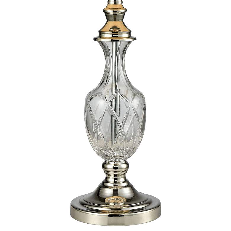 Image 2 Chislett Polished Nickel and Crystal Table Lamp more views