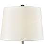 Chislett Polished Nickel and Crystal Table Lamp
