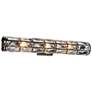 1_Chispa 23 1/2" Wide Matte Black 3-Light Bath Light