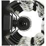 3_Chispa 23 1/2" Wide Matte Black 3-Light Bath Light more views