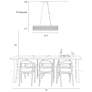 5_Chispa 31 1/2" Wide Black and Crystal Island Chandelier more views