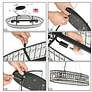 6_Chispa 31 1/2" Wide Black and Crystal Island Chandelier more views