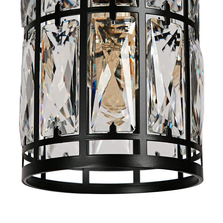 Image 6 Chispa 45 1/4" Wide Matte Black 5-Light Island Chandelier more views