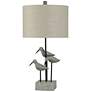Chittaway Bay 31" Gray Finish Coastal Bird Table Lamp