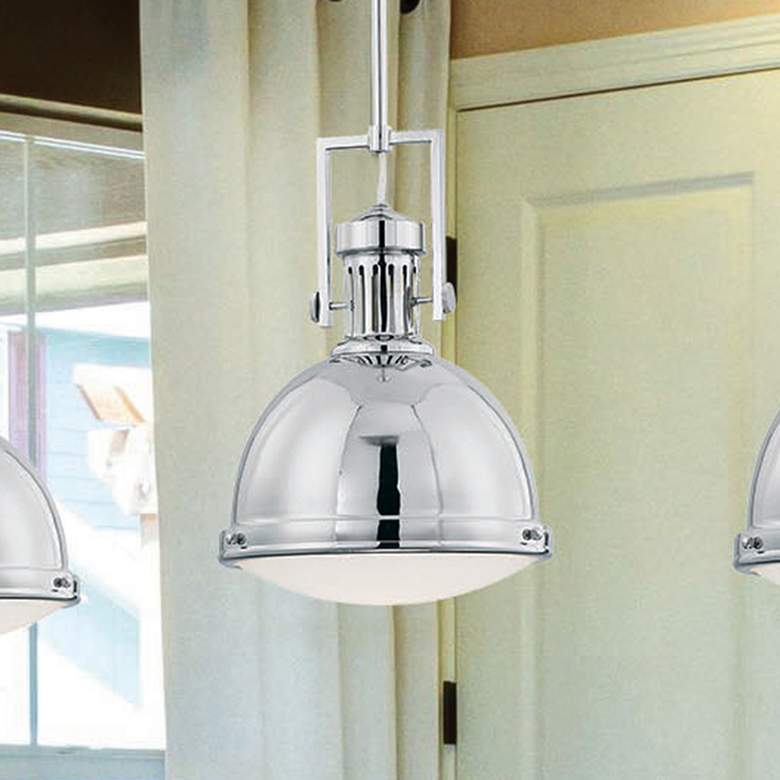Image 1 Chival 1-Light Pendant in Polished Nickel