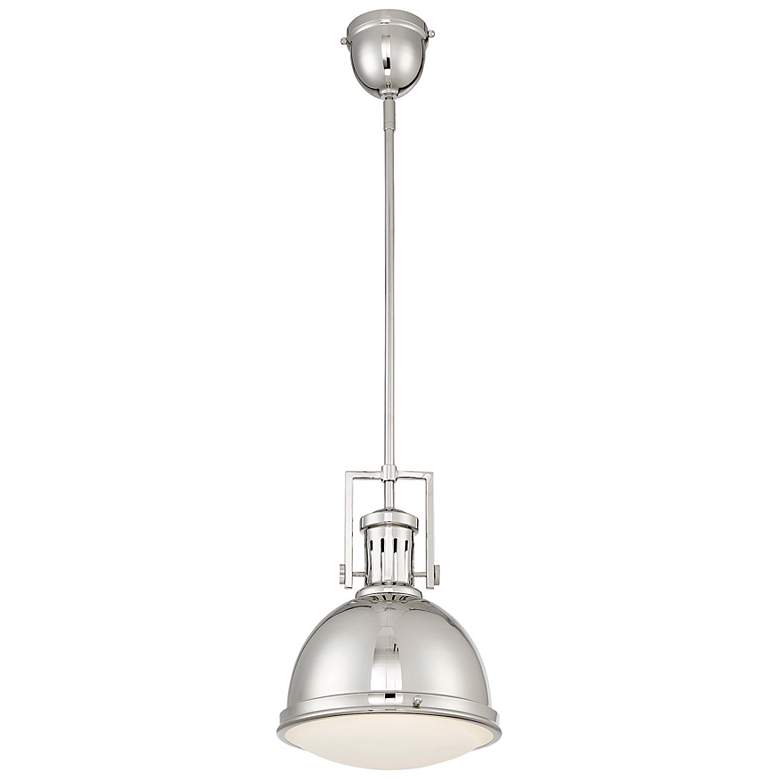 Image 4 Chival 1-Light Pendant in Polished Nickel more views
