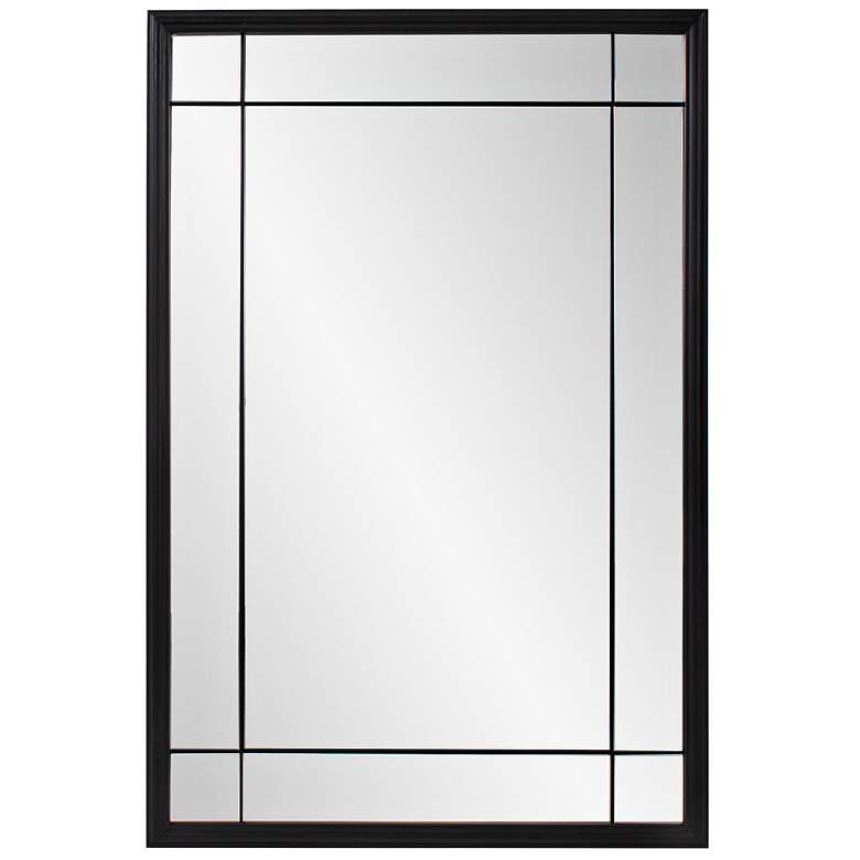 Image 2 Chiverny Matte Black 24" x 36" Rectangular Wall Mirror