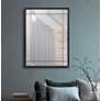 4_Chiverny Matte Black 30" x 40" French Panel Wall Mirror more views