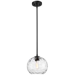 Chloe 10" Wide Matte Black Mini Pendant