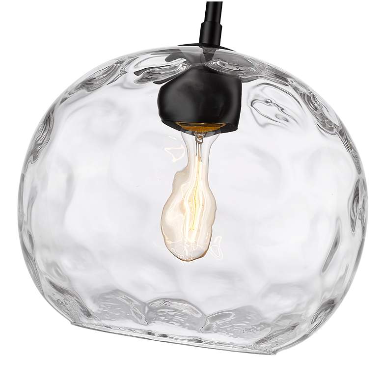 Image 6 Chloe 10" Wide Matte Black Mini Pendant more views