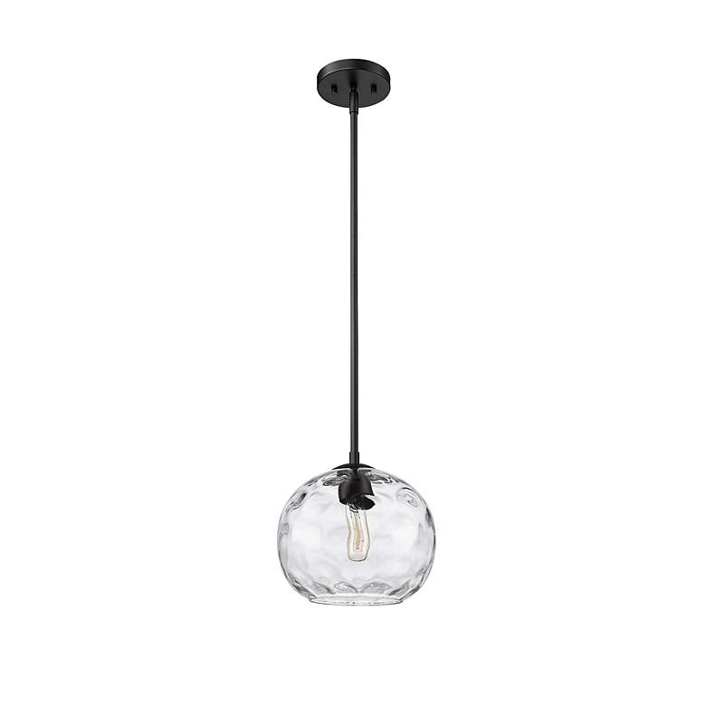 Image 7 Chloe 10" Wide Matte Black Mini Pendant more views