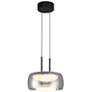 1_Chloe 13 3/4" Wide Matte Black LED Pendant Light