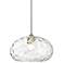 Chloe 14" Wide Brushed Nickel Clear Glass Pendant Light